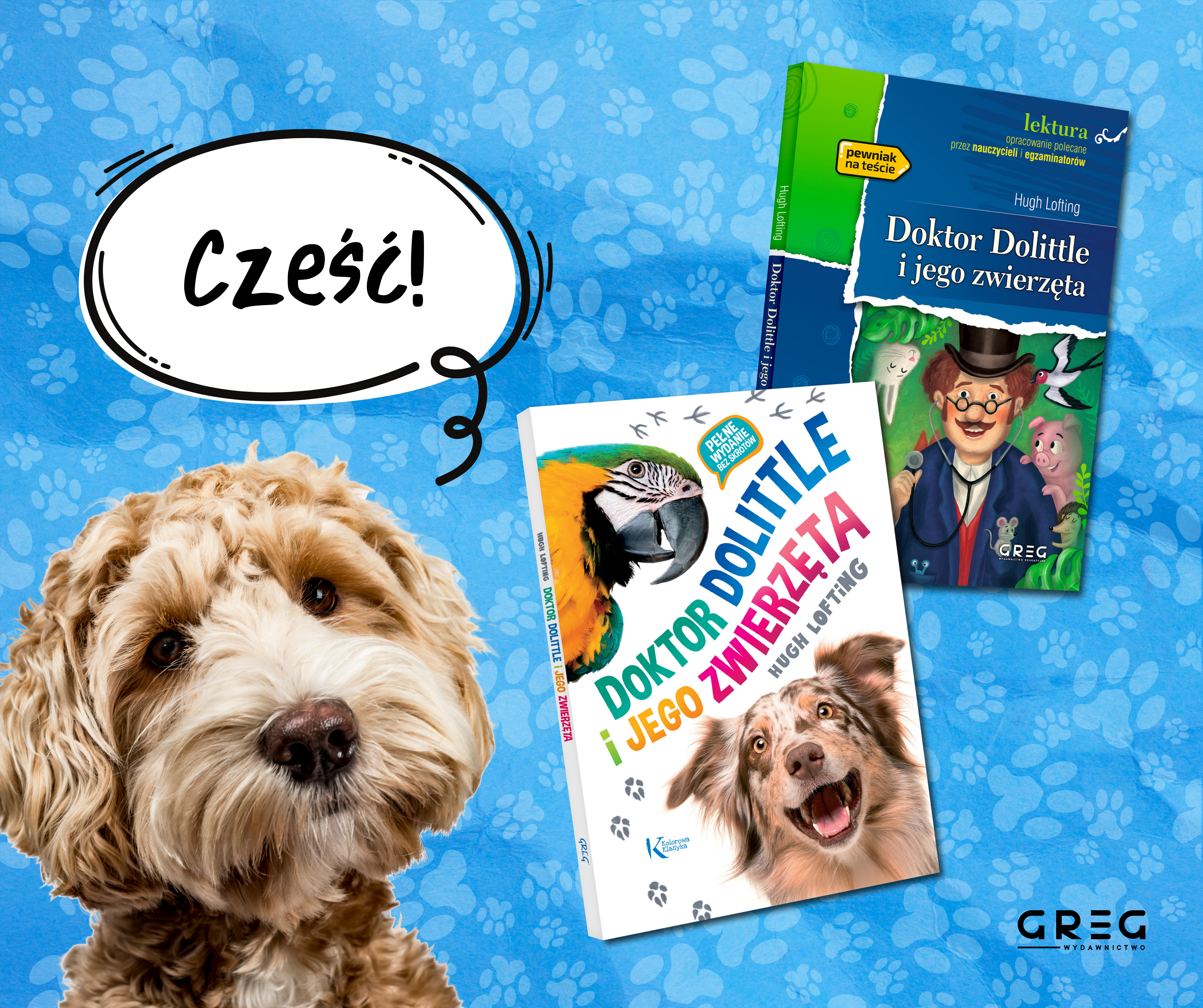 grafika nagłówek Doktor Dolittle i jego zwierzęta