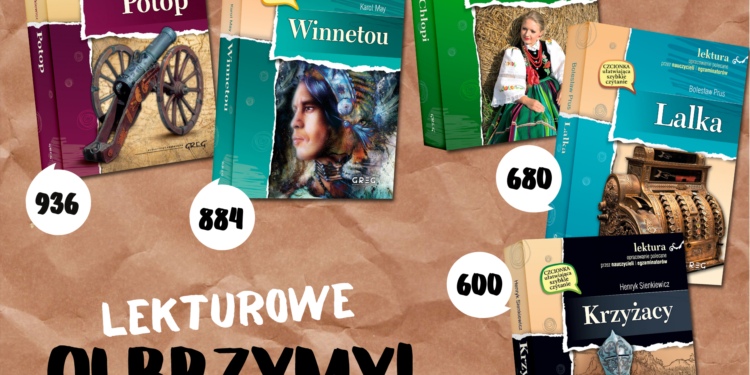 nagłówek grafika grube książki