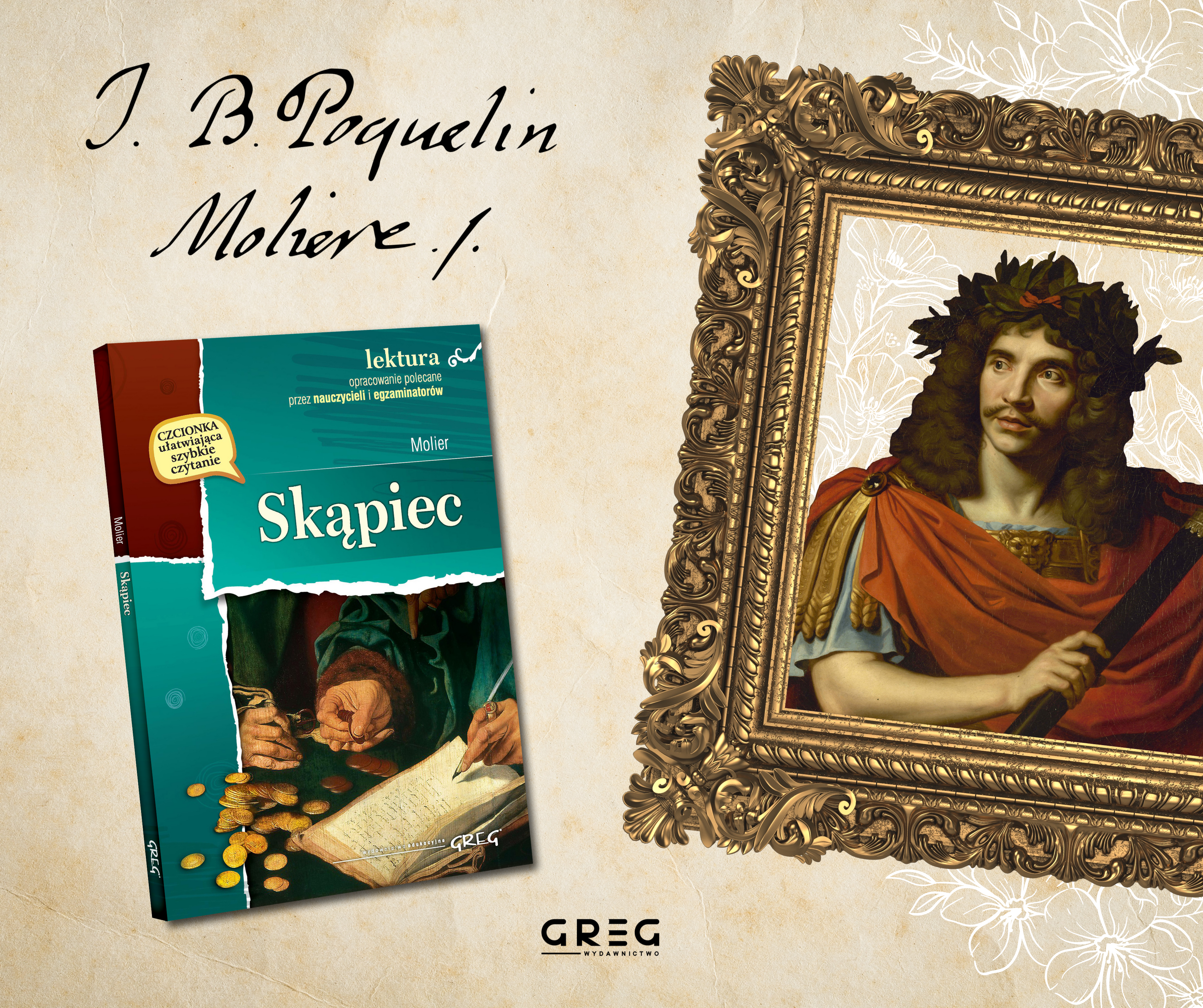 nagłówek grafika molier