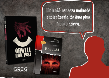 nagłówek grafika orwell wielki brat