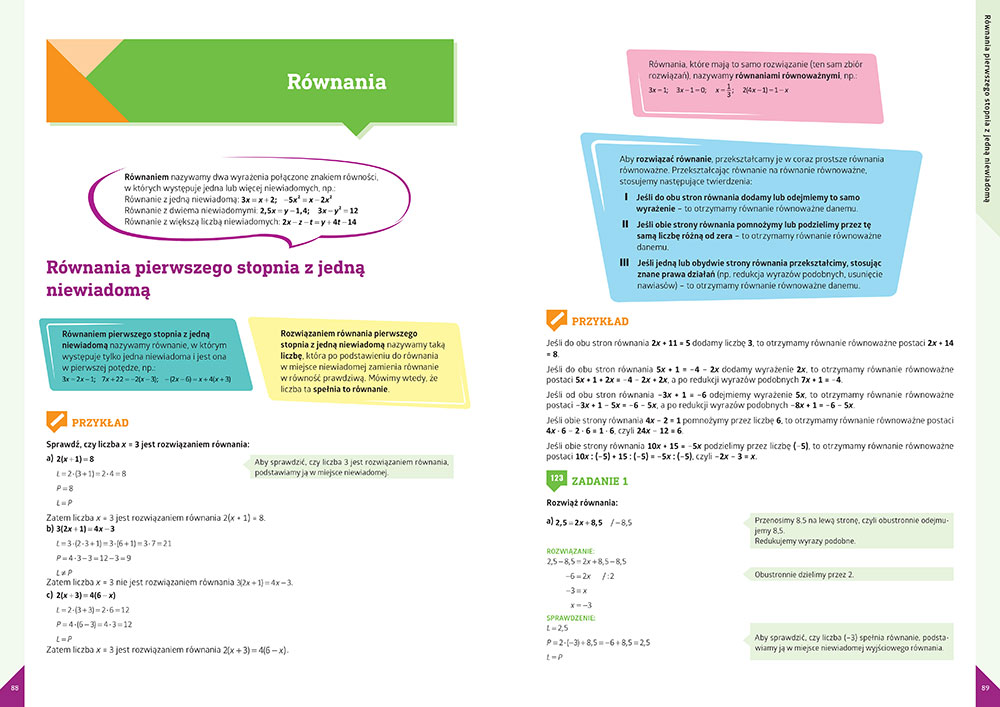 Nowy Egzamin ósmoklasisty - matematyka. Repetytorium - 2025 - ściągi