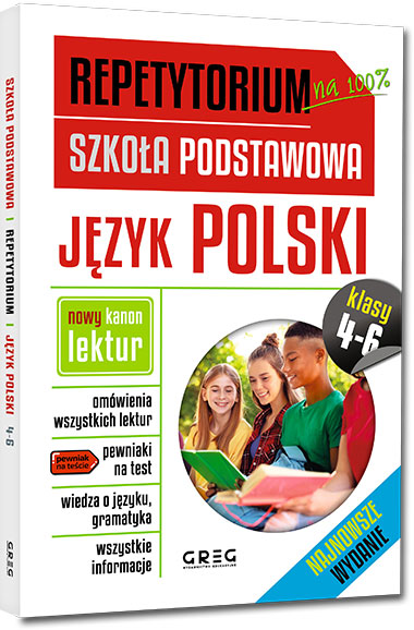 Repetytorium - szkoła podstawowa. Język polski, kl. 4-6 - 2023