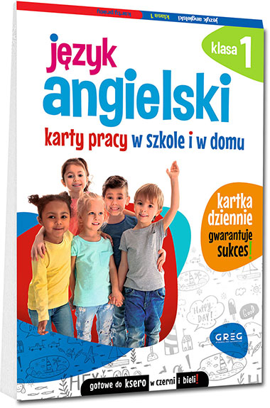Karty pracy - język angielski - klasa 1. Materiały do książki - Wydawnictwo GREG