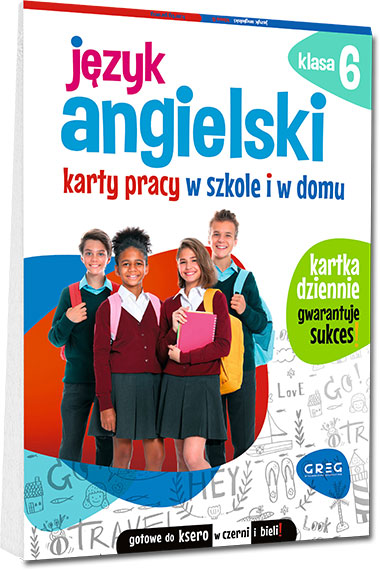 Karty pracy - język angielski - klasa 6. Materiały do książki - Wydawnictwo GREG