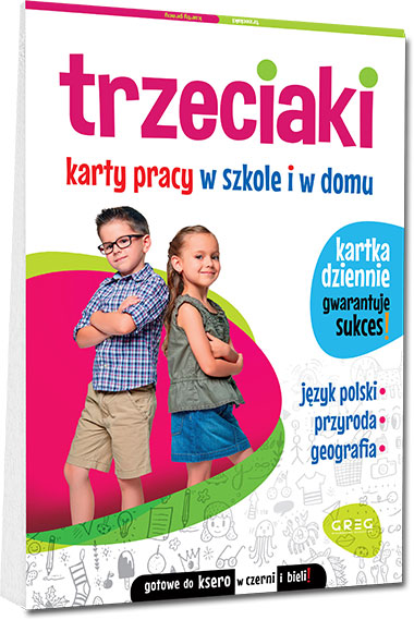 Karty pracy - trzeciaki. Materiały do książki - Wydawnictwo GREG