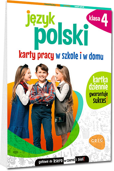Karty pracy - język polski - klasa 4. Materiały do książki