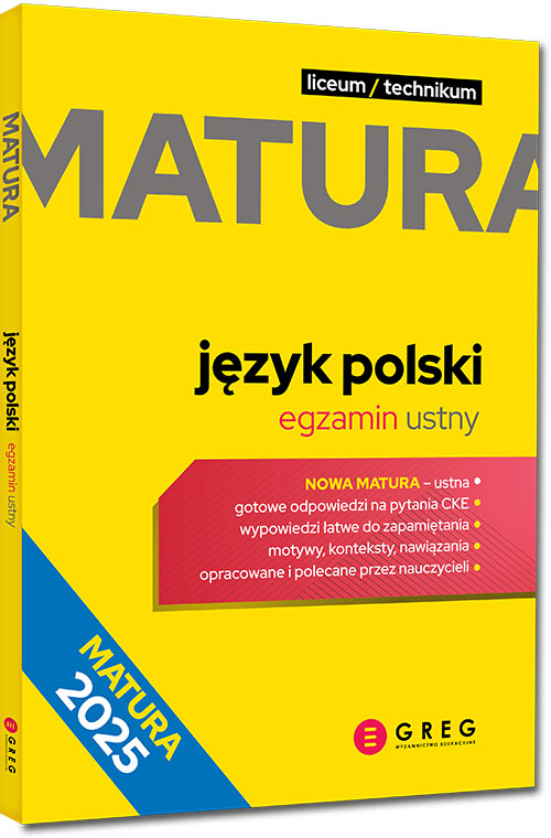 Matura - język polski - egzamin ustny - 2025 - repetytorium maturalne