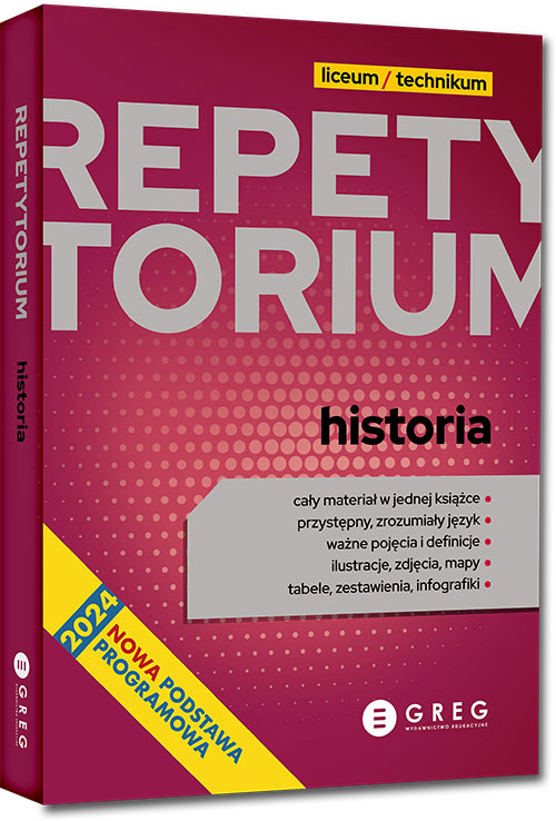 Repetytorium - liceum/technikum - historia - aktualne na rok 2026/2027